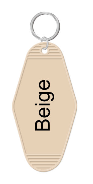 Motel Key Chain Beige