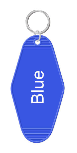 Motel Key Chain Blue