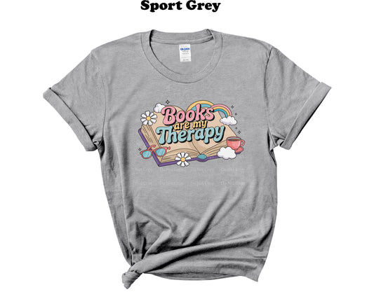 Books are my Therapy Tee