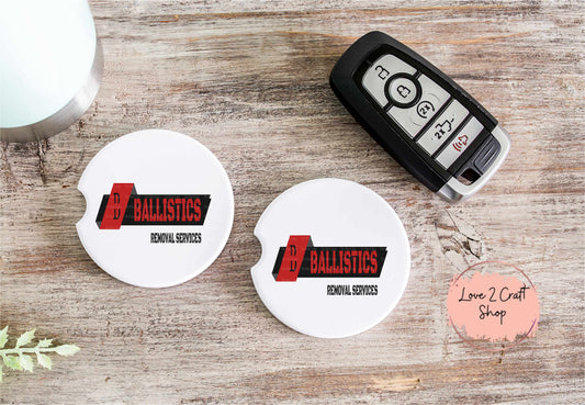 Custom business Logo Car Coasters