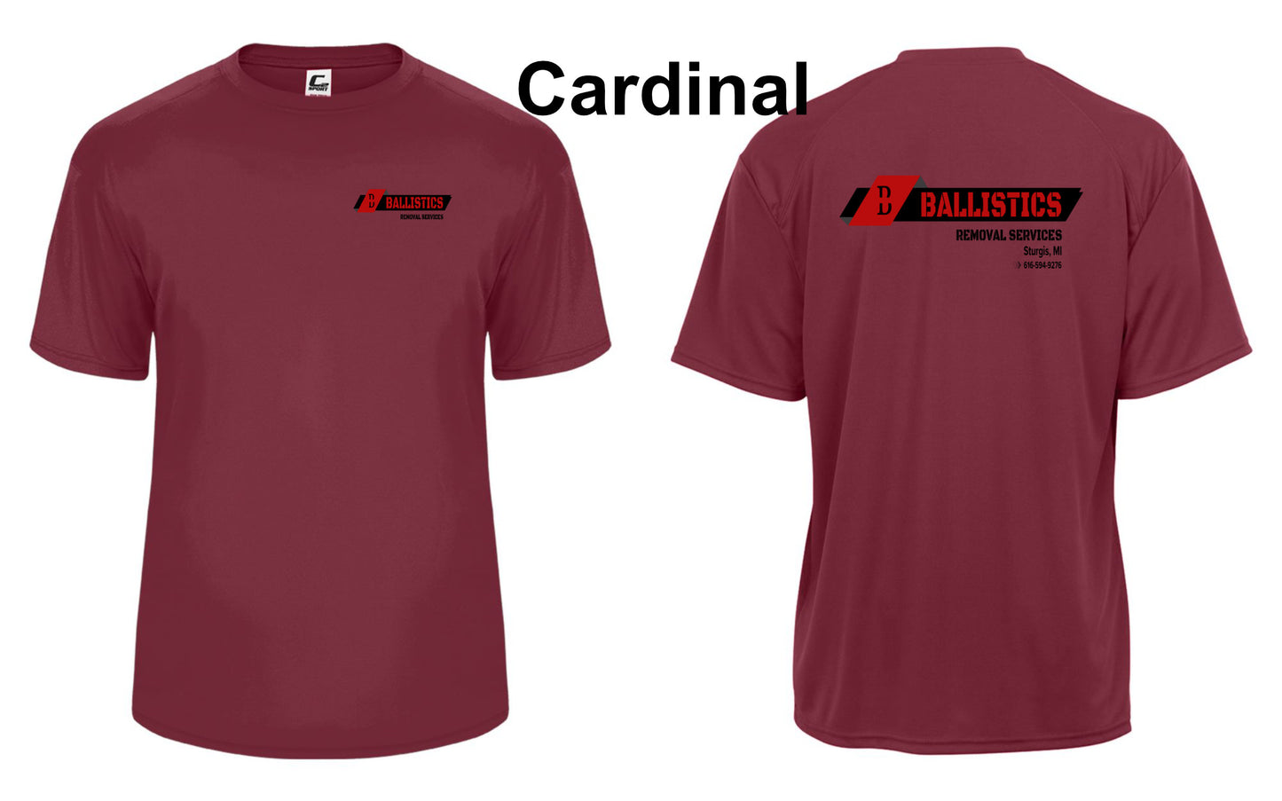 Custom Business logo Performance 100% polyester Moisture-Wicking tee