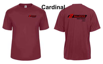 Custom Business logo Performance 100% polyester Moisture-Wicking tee