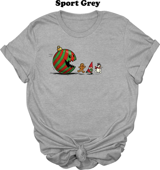 Christmas Ornament Ball Funny Gnome Tee