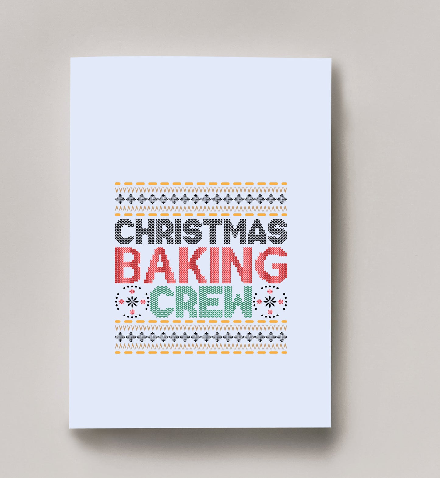 Christmas baking crew Sublimation Print