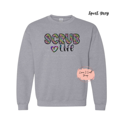 Scrub Life Crewneck