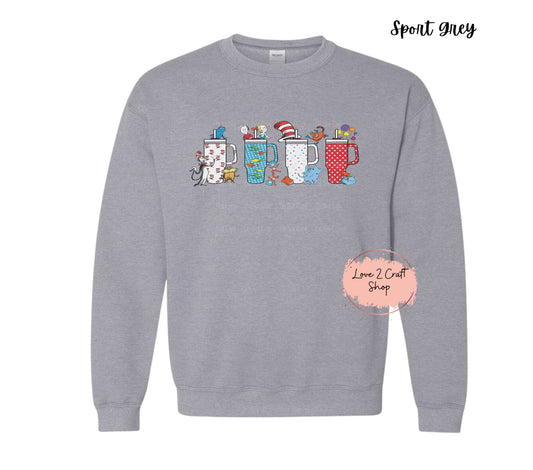 Stanley Style tumblers   - Cat in the Hat Crewneck