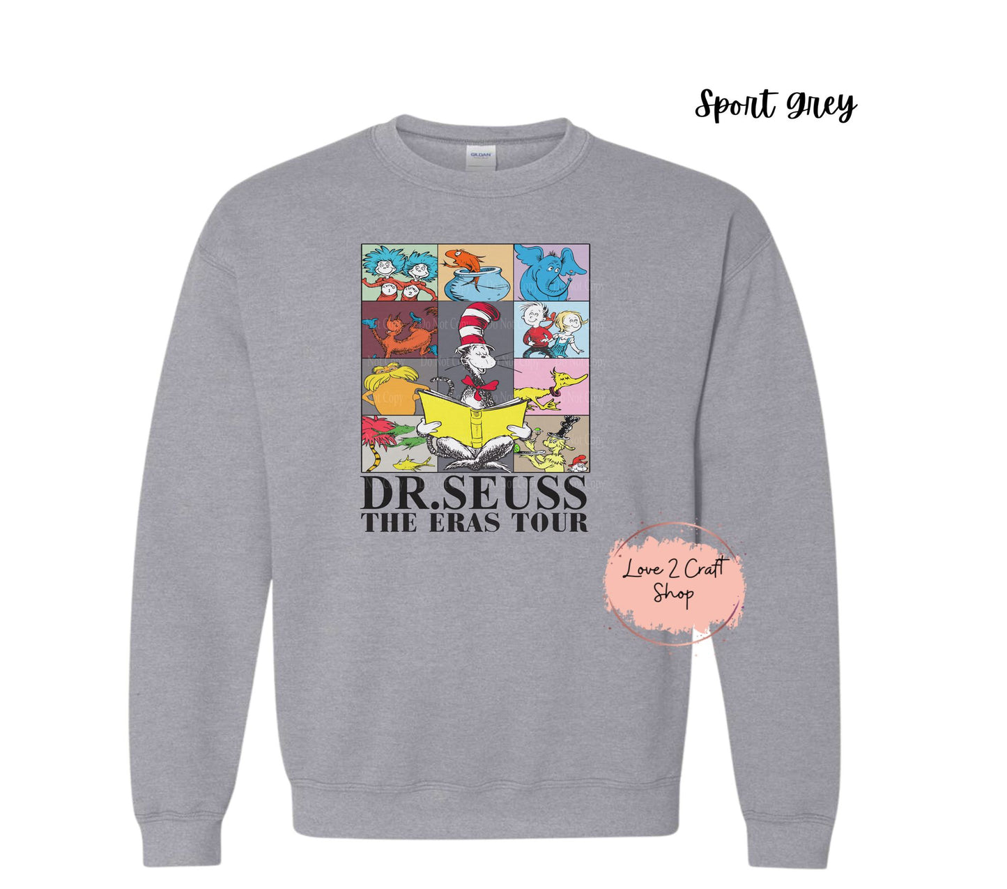 Dr Seuss Era - Cat in the Hat  Crewneck