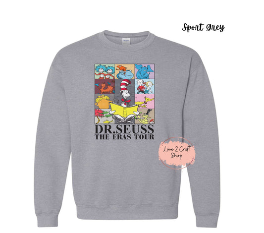 Dr Seuss Era - Cat in the Hat  Crewneck