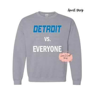 Detroit vs Everyone Crewneck