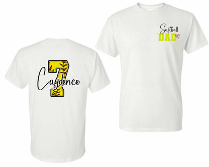 Softball Mom/Dad t-shirt