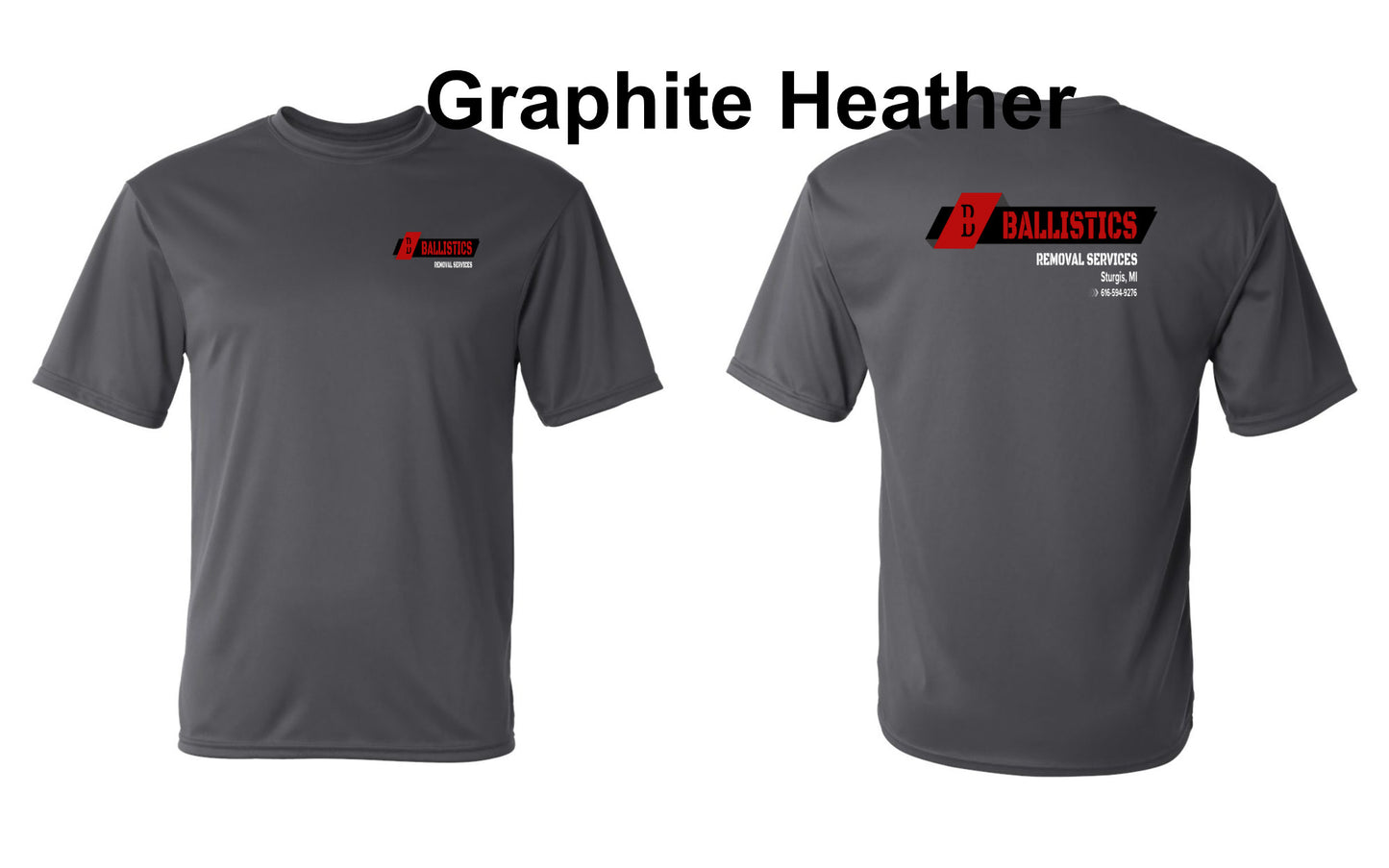 Custom Business logo Performance 100% polyester Moisture-Wicking tee