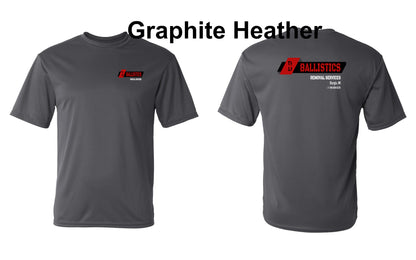 Custom Business logo Performance 100% polyester Moisture-Wicking tee