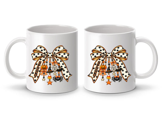 Halloween Coquette Bow with cute charms Mug
