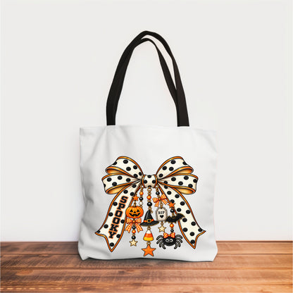 Halloween Coquette Bow with cute charms Tote