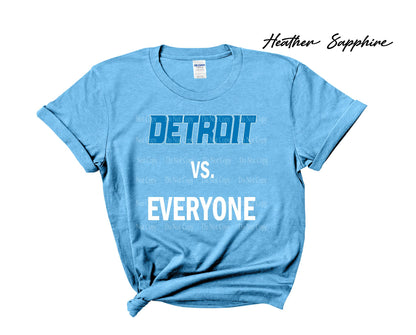 Detroit Lions vs Everyone T-Shirt