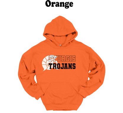 Sturgis Trojans Logo Varsity Lettering hooded Sweatshirt