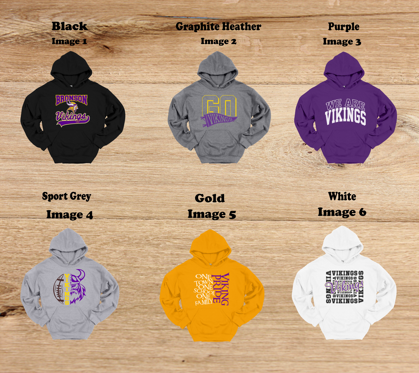 Vikings School Spirit Hoodie