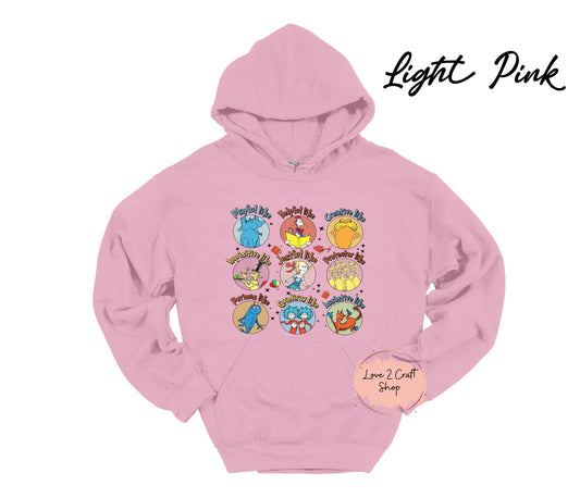 Be Payful, Helpful, creative, Inquisitive, Jestful, Protector, Purious, Guardian, Protective like Cat in the Hat Hoodie