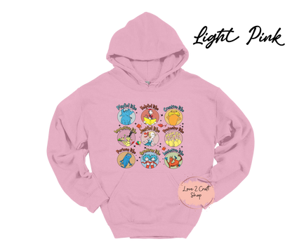 Be Payful, Helpful, creative, Inquisitive, Jestful, Protector, Purious, Guardian, Protective like Cat in the Hat Hoodie