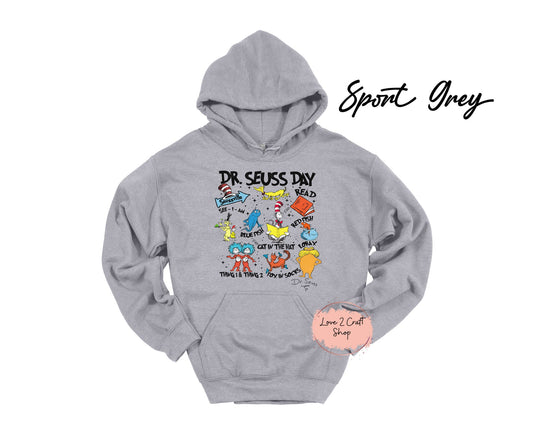 Dr Seuss Day - Cat in the Hat Hoodie
