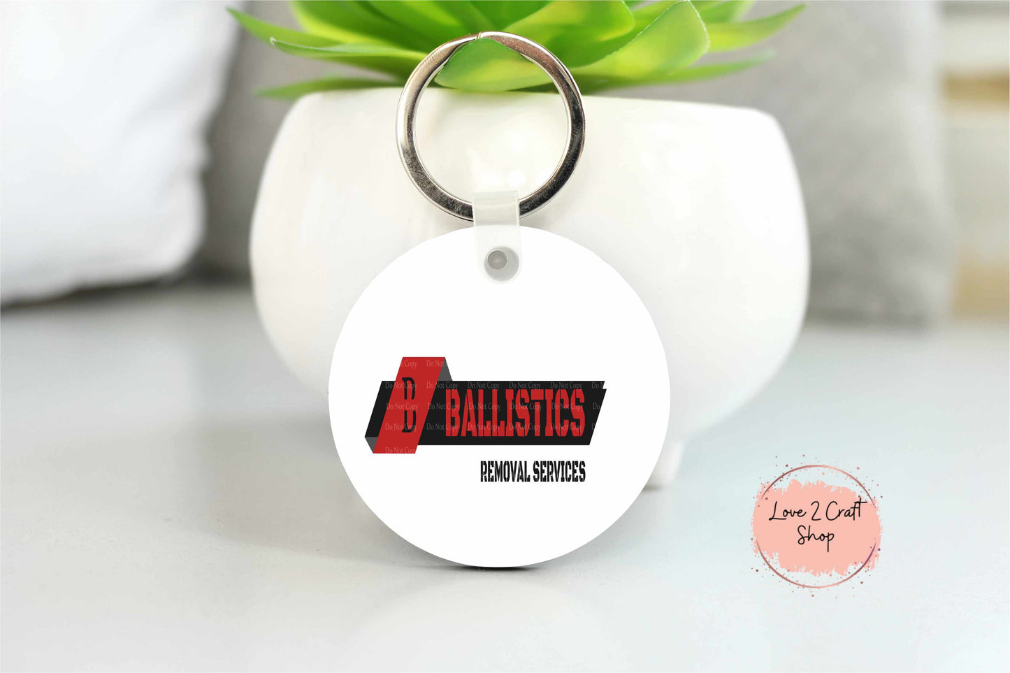 Custom Business Logo Key chain