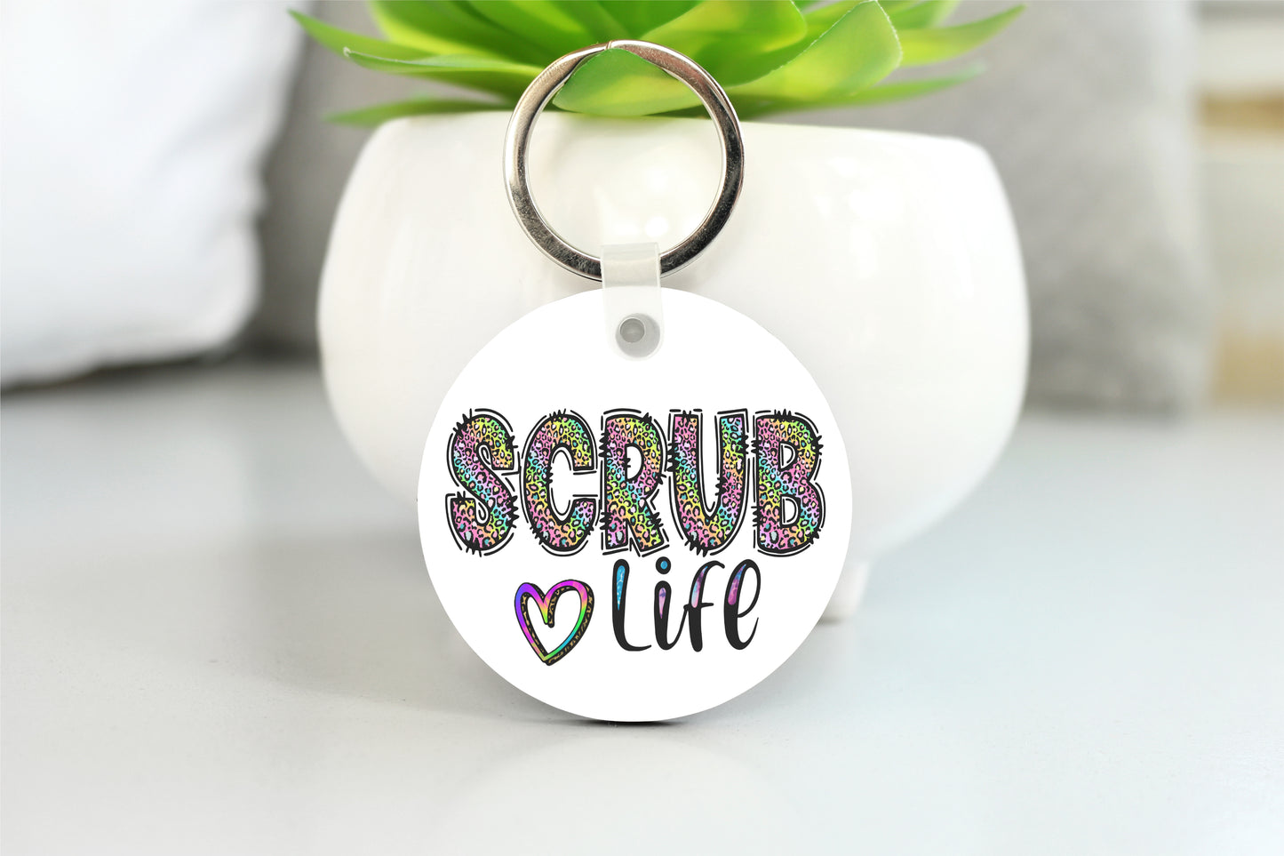 Scrub Life Key chain