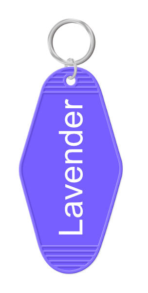 Motel Key Chain Lavender