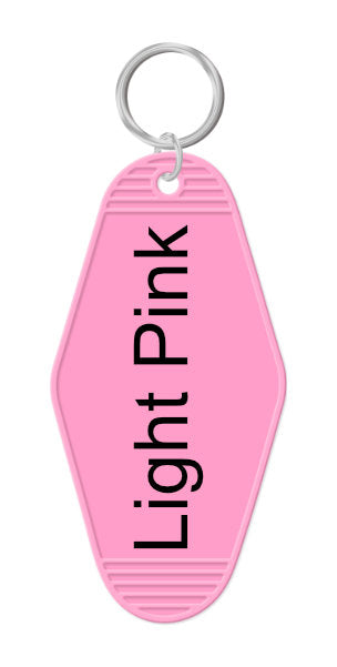 Merry Christmas with Christmas Lights Motel Key Chain