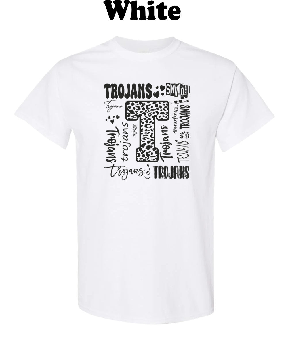 Sturgis Trojans Square Typography Tee