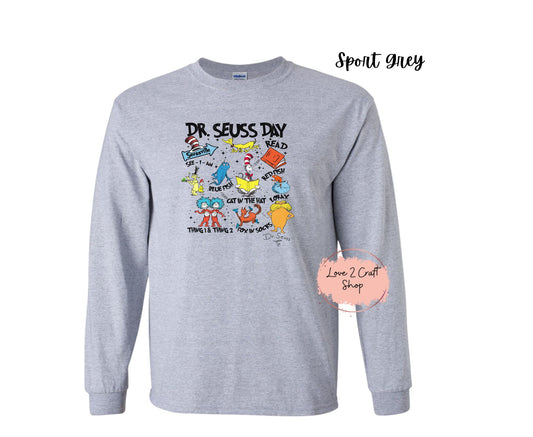Dr Seuss Day - Cat in the Hat Long Sleeve