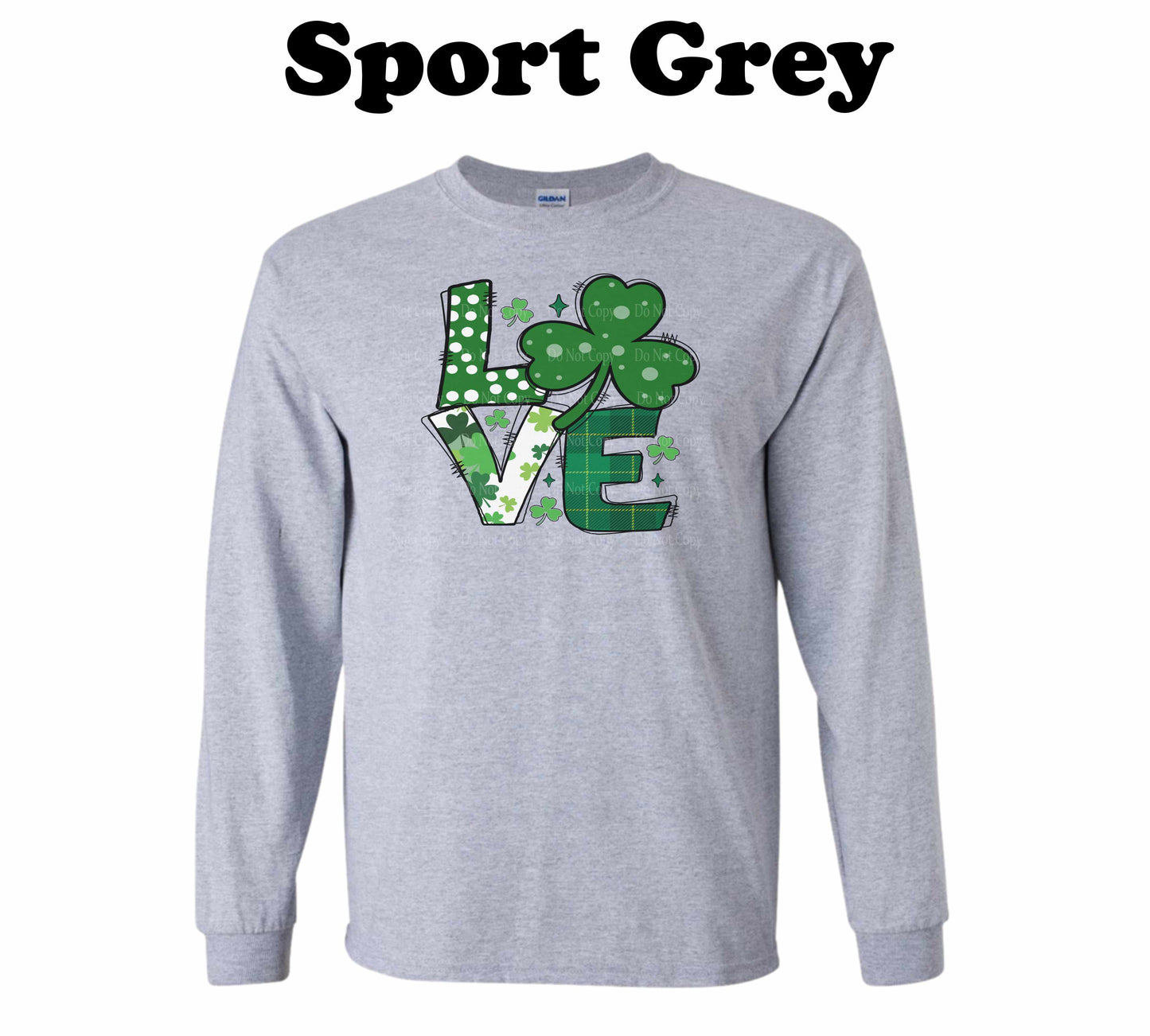 Love Four Leaf Clover St. Patrick's Day Long Sleeve