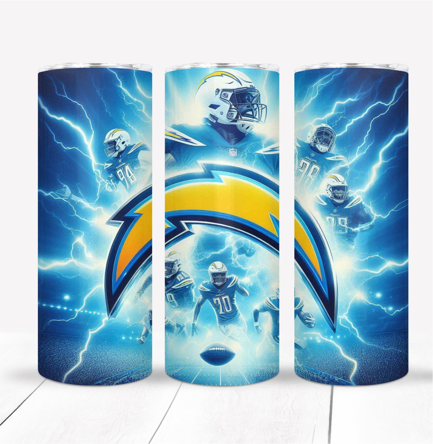 Los Angeles Chargers Skinny Tumbler