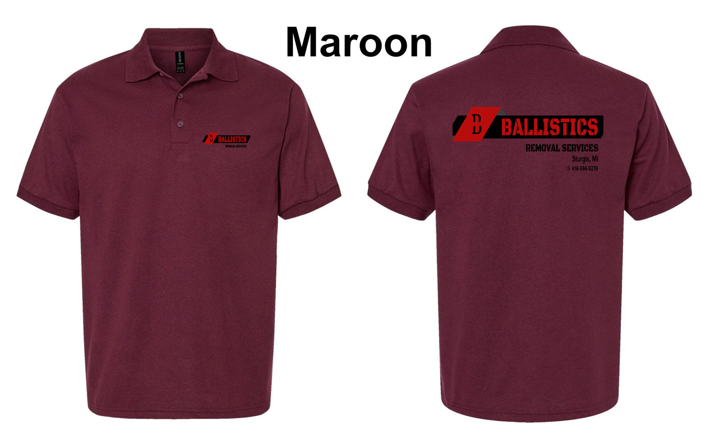 Custom Business logo Polo Dry blend Jersey Shirt 50/50 Poly/Cotton