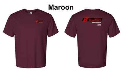 Custom Business logo Performance 100% polyester Moisture-Wicking tee