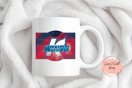 K-Wings Hockey Logo Mug