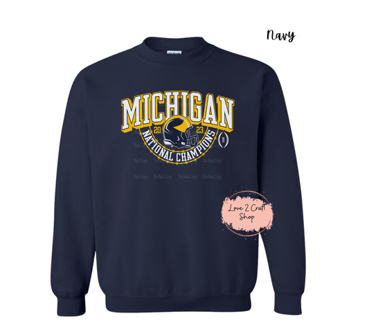 Michigan Wolverines National Champions Crewneck