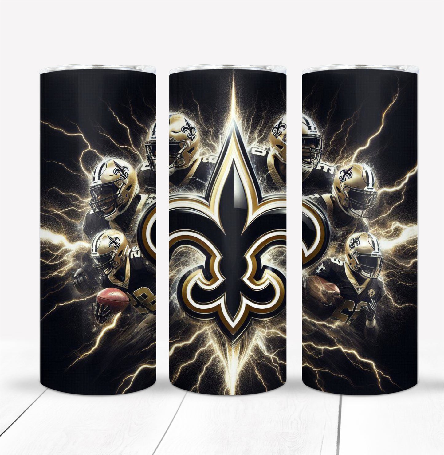 New Orleans Saints Skinny Tumbler