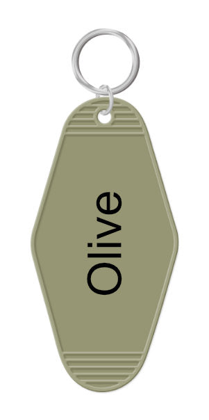Motel Key Chain Olive