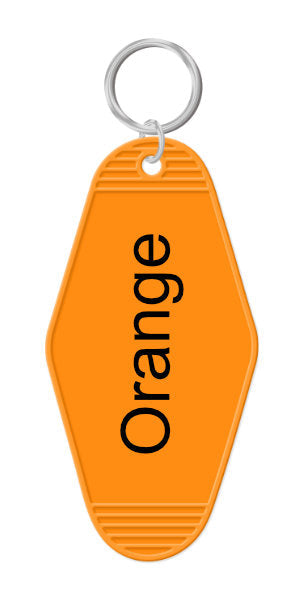 Motel Key Chain Orange
