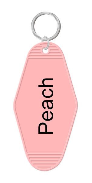 Motel Key Chain Peach