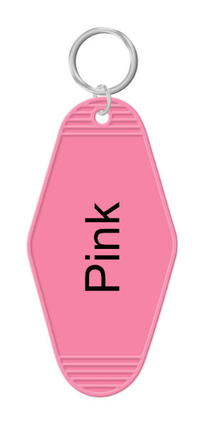 Motel Key Chain Pink
