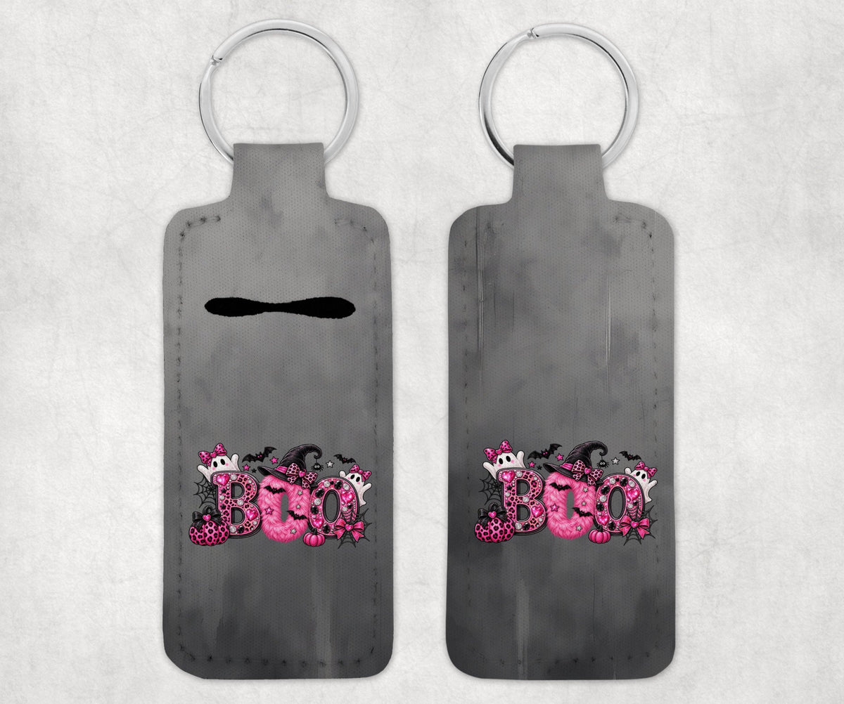 Pink BOO Halloween Lip Balm Holder