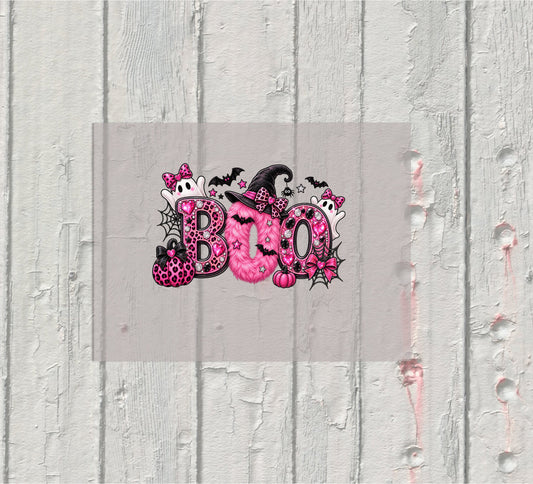 Pink BOO Halloween Prints