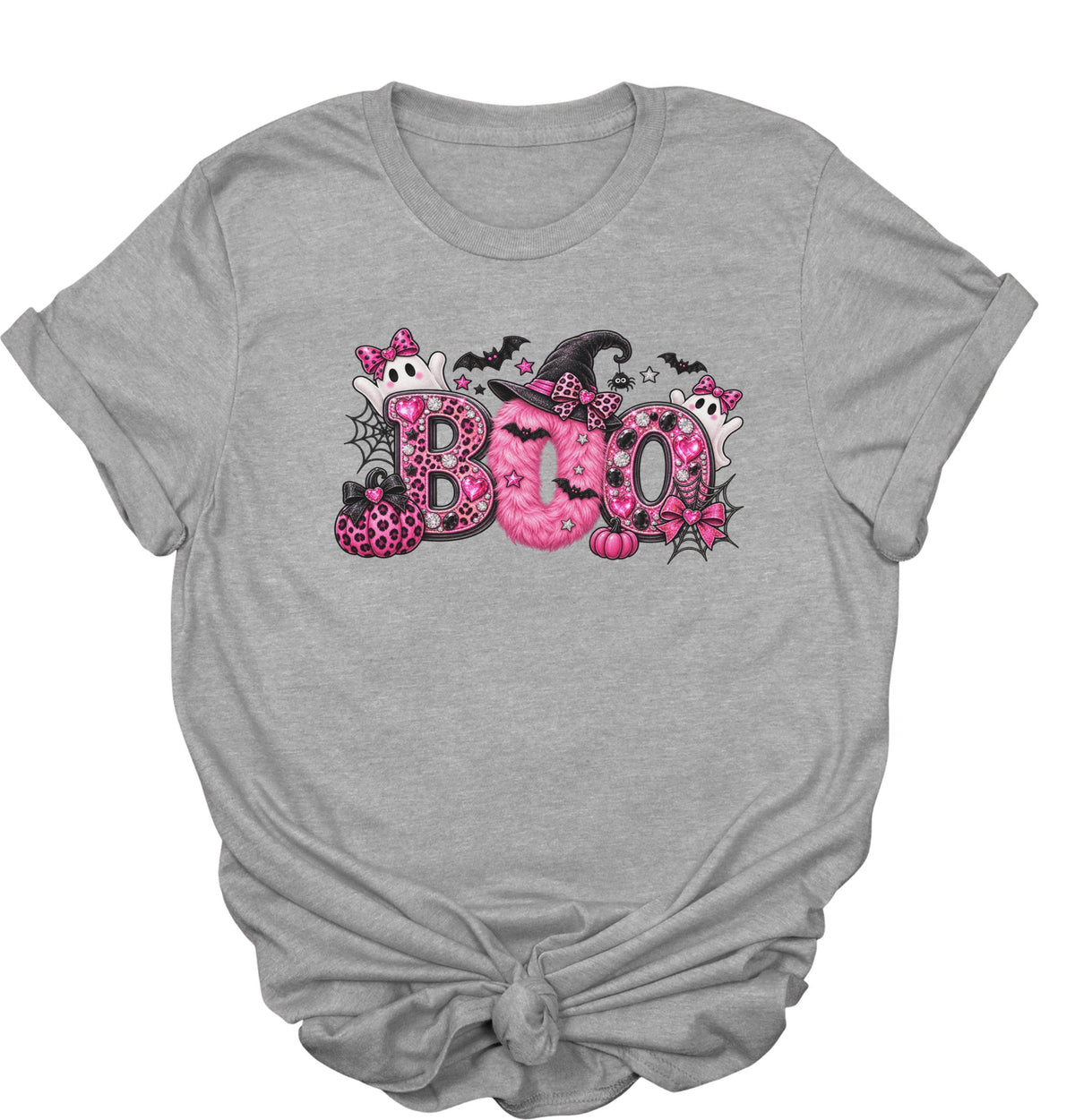 Pink BOO Halloween Tee