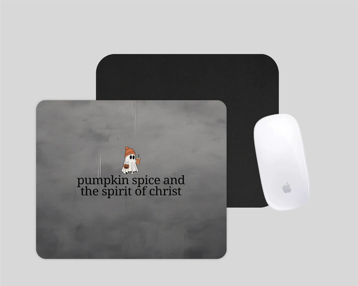 Pumpkin Spice and the Spirit of Christ Mouse Pad 1