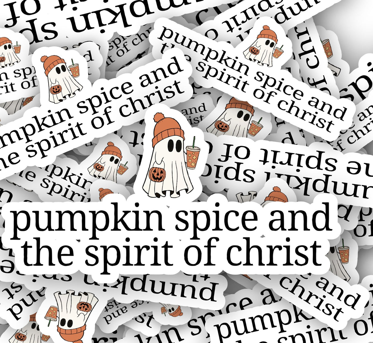 Pumpkin Spice ghost Stickers