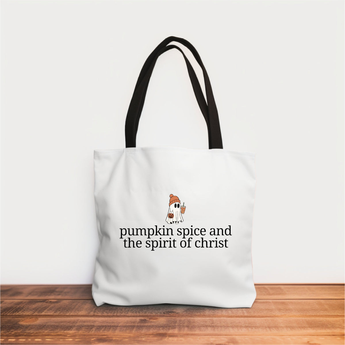 Pumpkin Spice ghost Tote