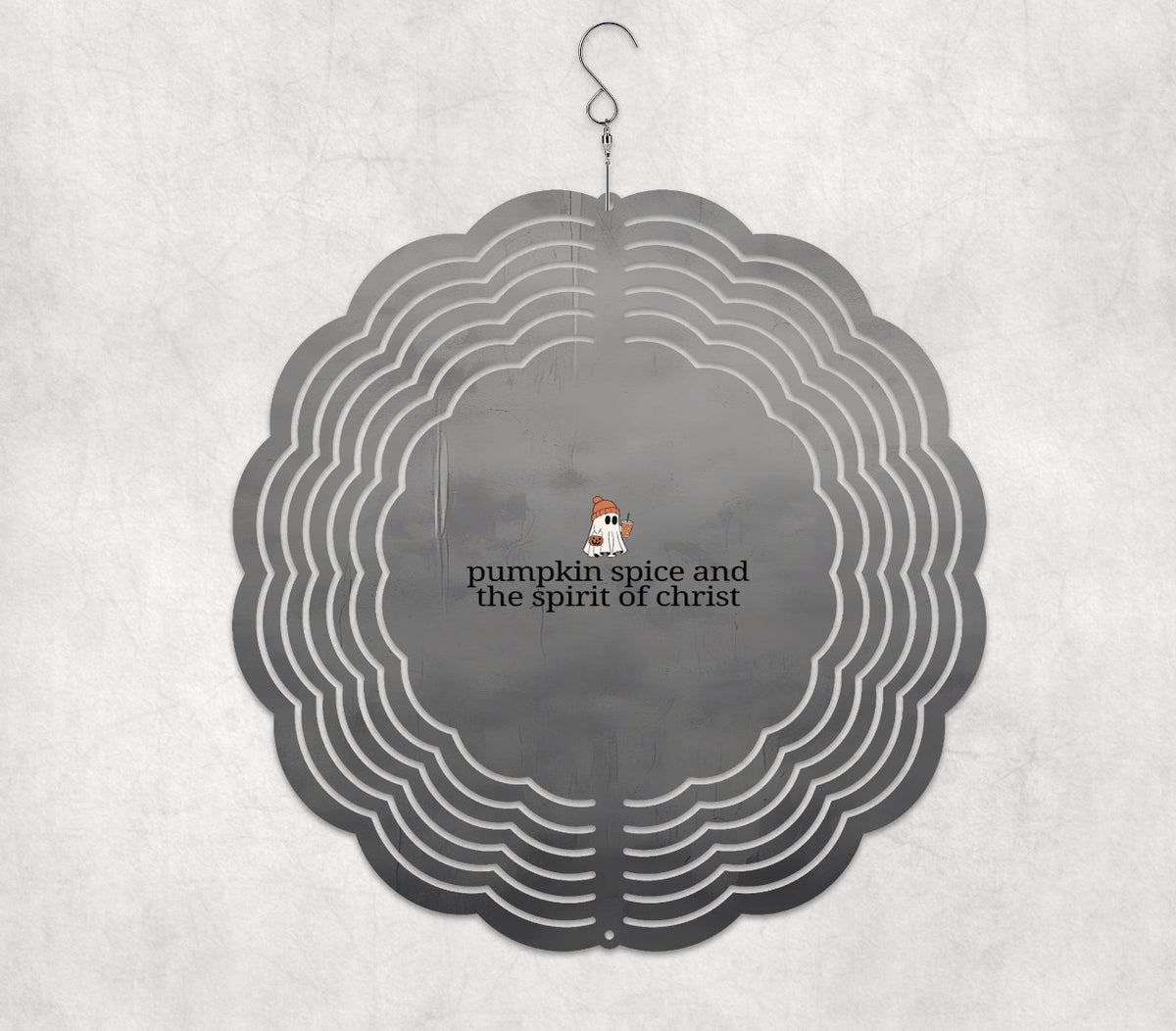 Pumpkin Spice ghost Wind Spinner