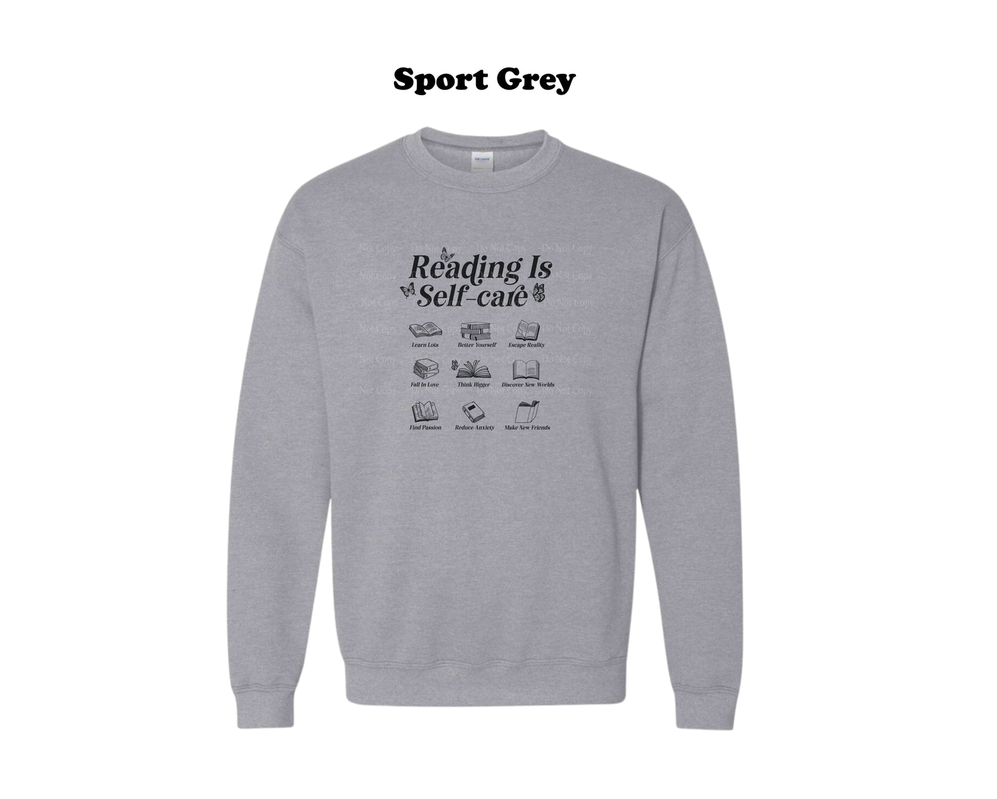 Reading is Self Care - Crewneck