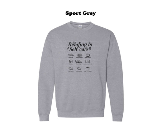Reading is Self Care - Crewneck